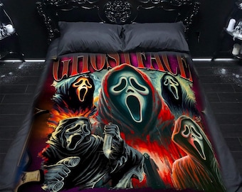 Coperta in pile / coperta da tiro / copripiumino da letto del film horror Scream