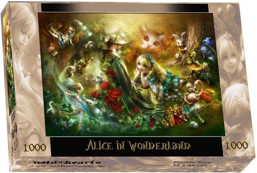 Alice in Wonderland Memories of Wonderland 1000 Piece Jigsaw Puzzle Etsy