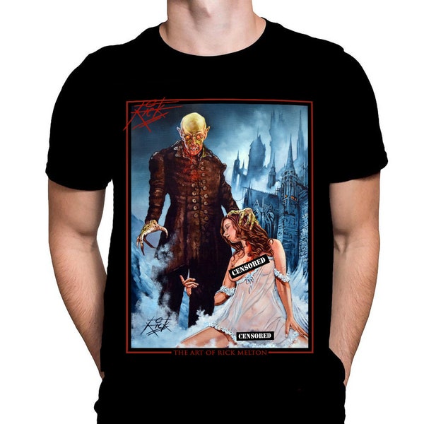 Darkside Mag Art - Salem's Lot - by Rick Melton - Mens Horror Oversized Black Cotton T-Shirt