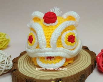 PATTERN : Auspicious Lion Dance | Intermediate | Amigurumi / Crochet Pattern in ENG (PDF)