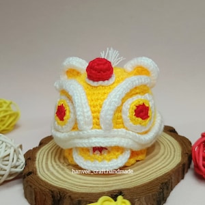 MODELLO: Danza del leone di buon auspicio / Intermedio / Amigurumi / Modello all'uncinetto in ENG (PDF)