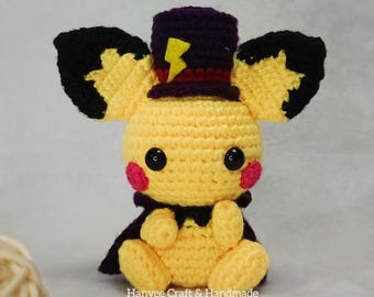 PATTERN : Vampichu | Intermediate | Amigurumi / Crochet Pattern in ENG (PDF)