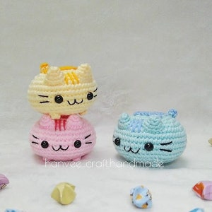 PATTERN : Pancake Kitty | Beginner Friendly | Amigurumi / Crochet Pattern in ENG (PDF)