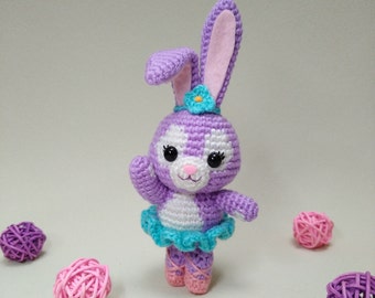 PATTERN : Ballerina Bunny | Intermediate | Amigurumi / Crochet Pattern in ENG (PDF)