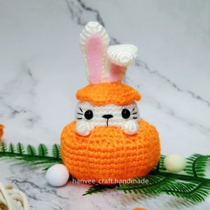 PATTERN : Pumpky-Bunny | Advanced Beginner | Amigurumi / Crochet Pattern in ENG (PDF)