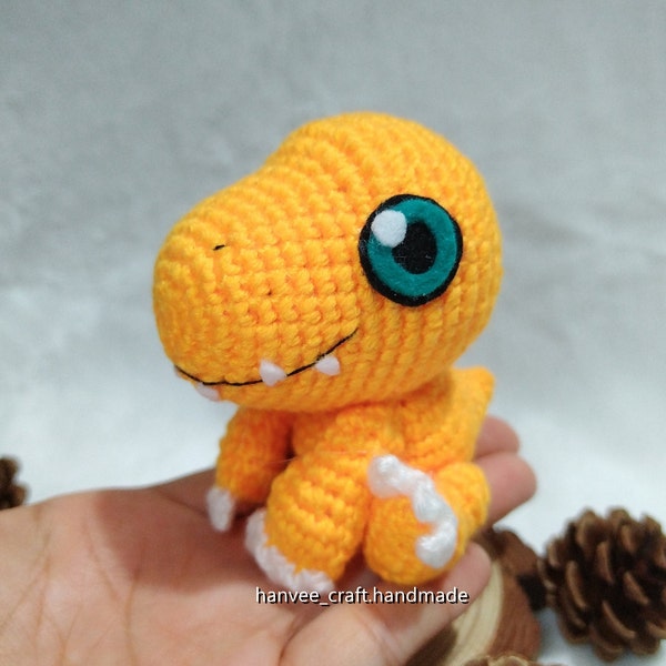 PATTERN : Little Dinosaur | Advanced Beginner | Amigurumi / Crochet Pattern in ENG (PDF)