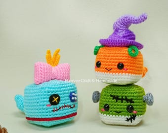 PATTERN : [Super Value 3in1] Hallo-Whale - Trio | Advanced Beginner | Amigurumi / Crochet Pattern in ENG (PDF)