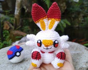 PATTERN : Fire Bunny | Intermediate | Amigurumi / Crochet Pattern in ENG (PDF)