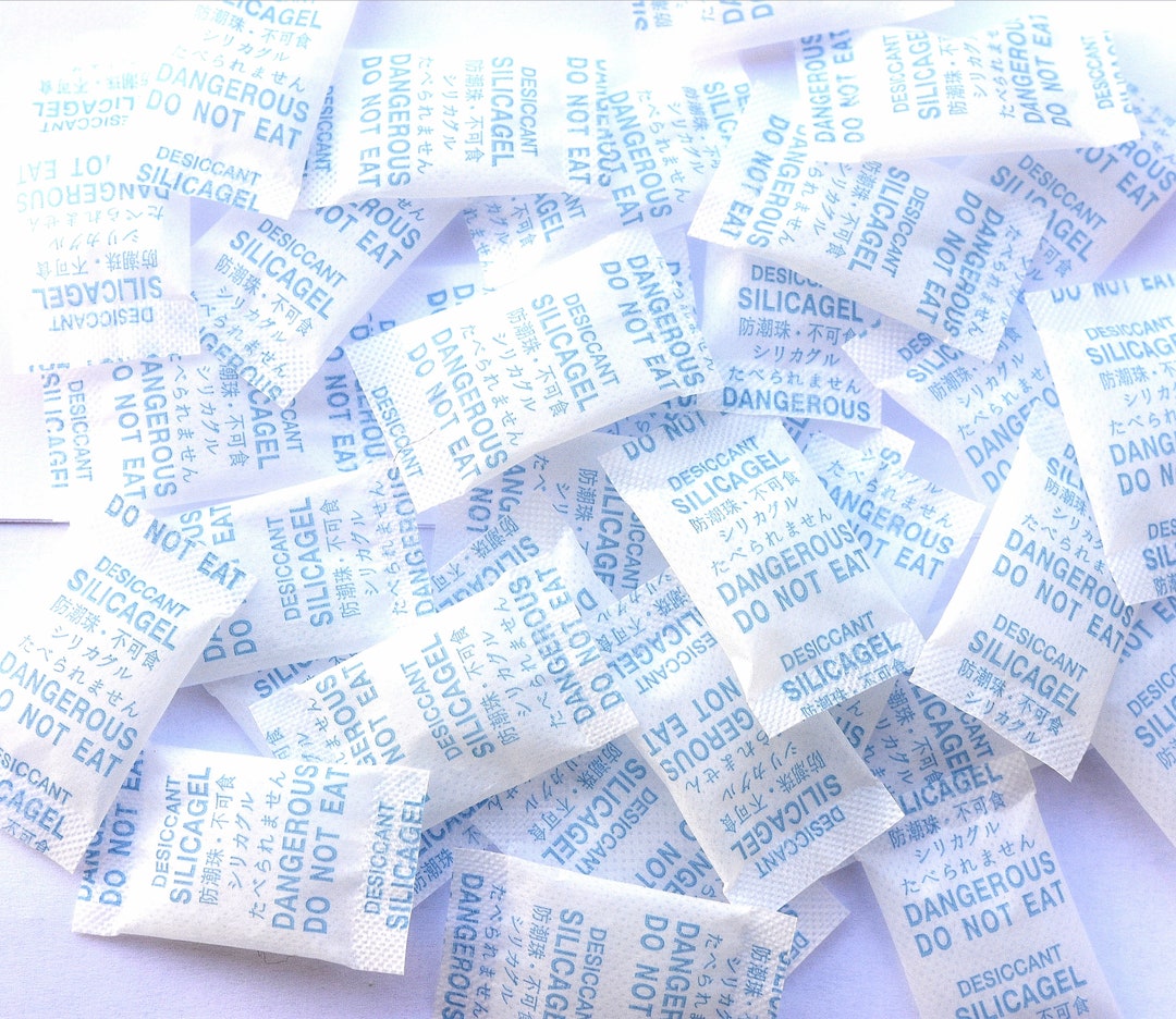 100 Sachets Silica Gel 2,0g, Desiccant Premium, DMF Free, Invoice, Fast