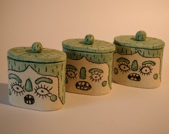 STONEWARE BOXES - Handmade