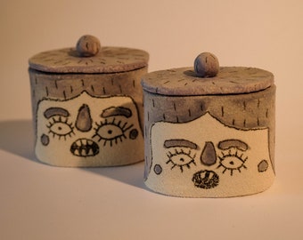 STONEWARE BOXES - Handmade