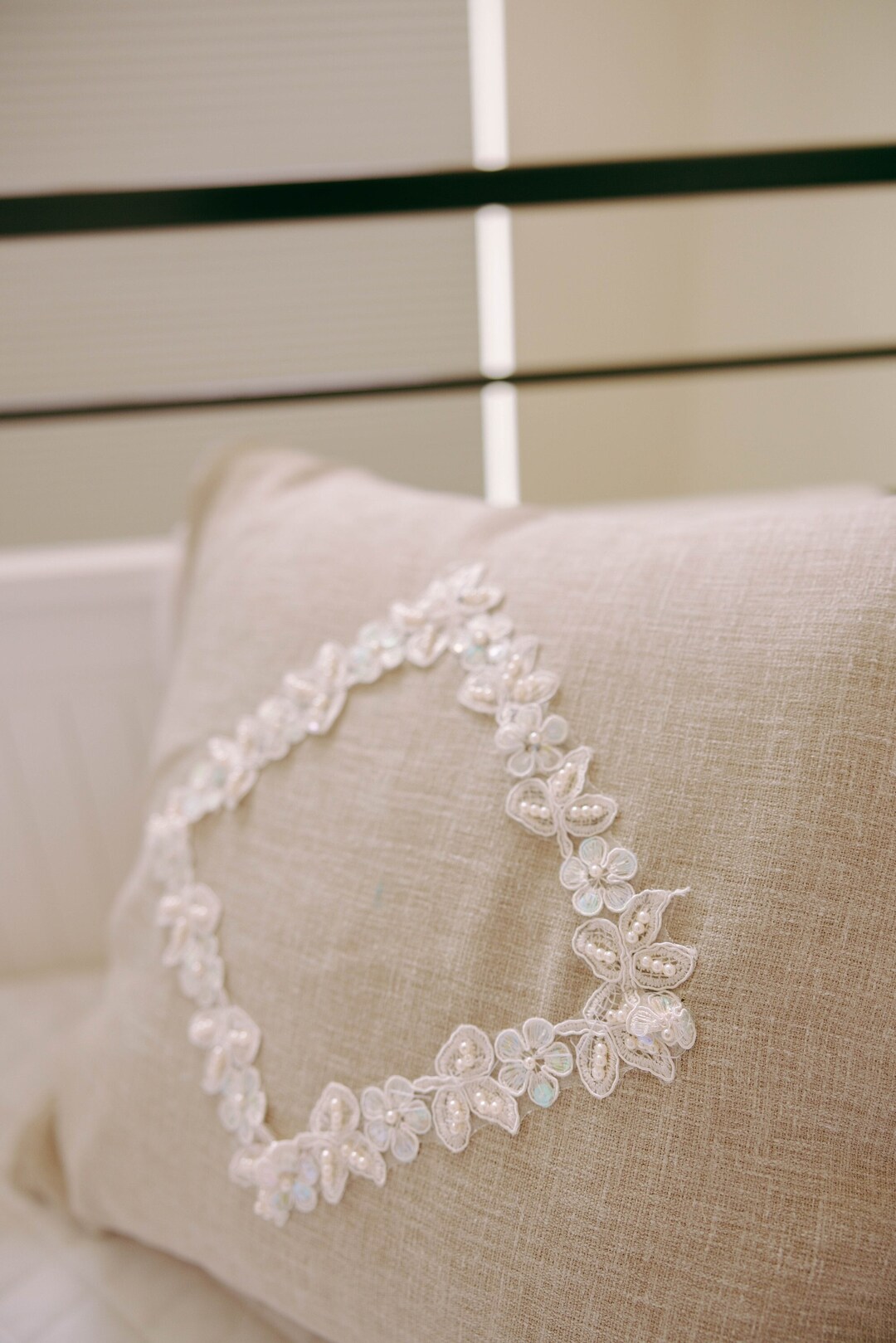 Picture of Handmade Hand Embroidered Pillow Cover - Etsy