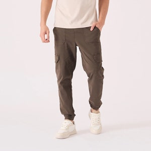 Men's Cargo Pants | Y2K Multi Pocket Pants | Techwear Pants Men | Trousers High Waisted | Y2k Streetwear