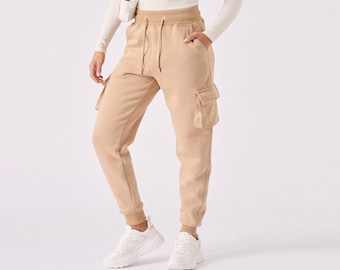 Trousers Women Tapered Stone | Jogger Pants | Cargo Pants Women |  Gift for Women