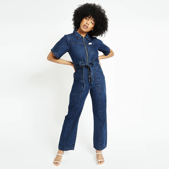 Denim jumpsuit - Women's fashion | Stradivarius United States