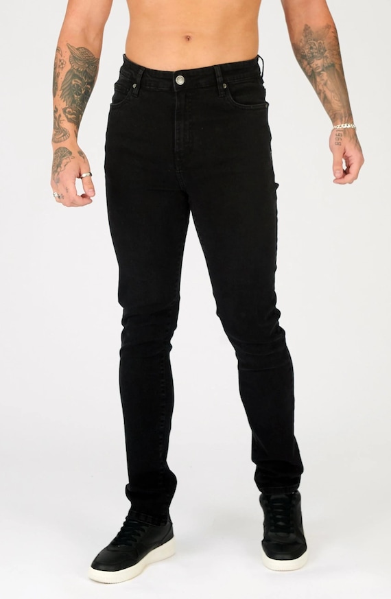 Fashionable dark men's jeans main image 0