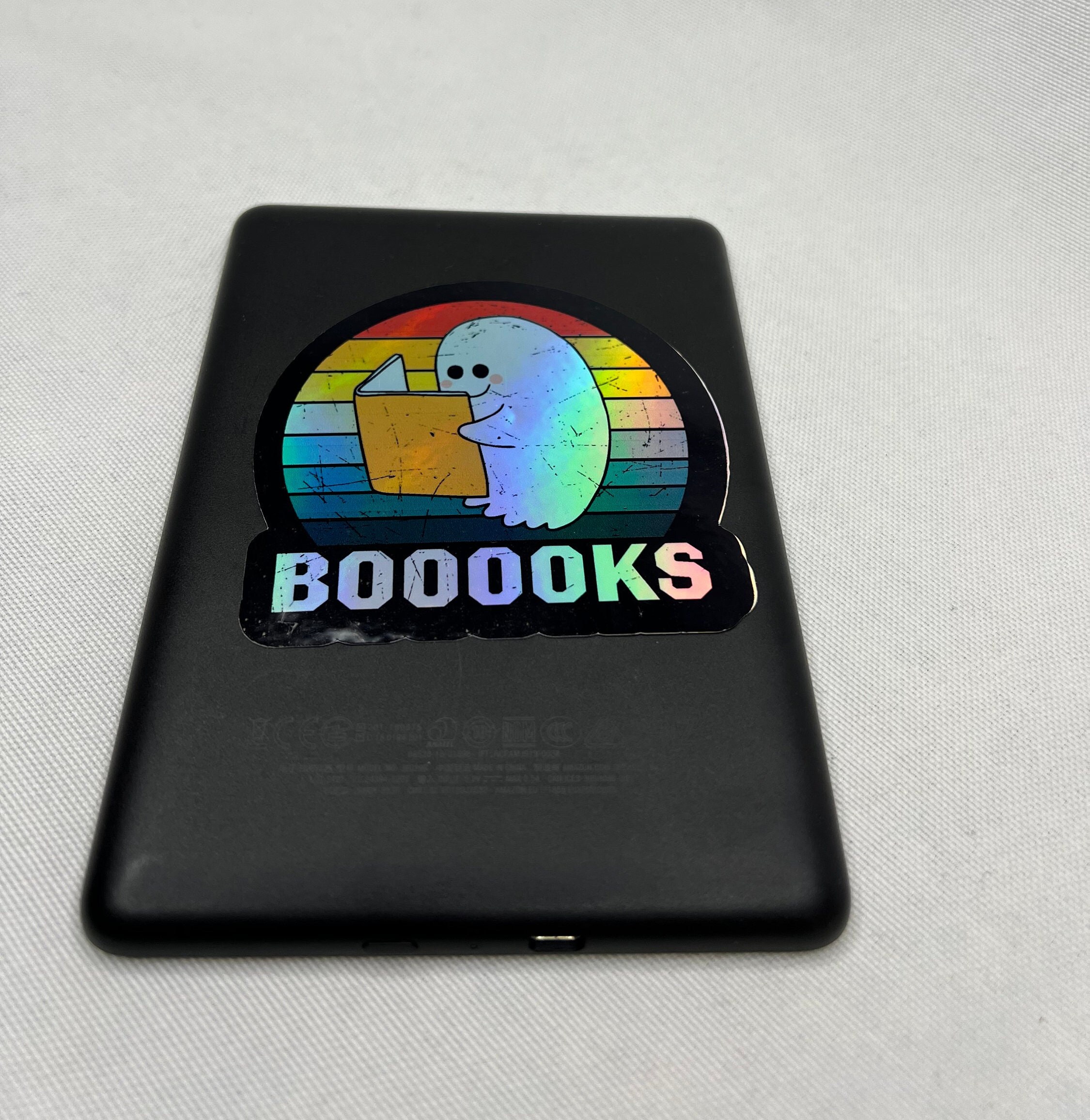 Booooks Sticker Cute Ghost Laptop Decal Water Resistant for Etsy