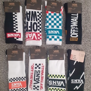 VANS Socks / Fashionable / Designer / Cotton / skateboard / Hip hop