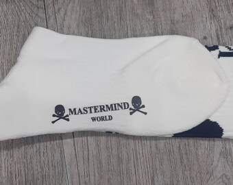 Mastermind Japan Socks / Skull Head / Designer / Hip Hop/ Cotton