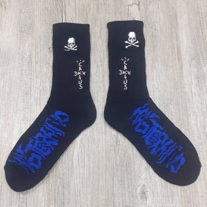 Mastermind japan socks / Catus Jack / Skull head / Hip hop / Designer / Cotton