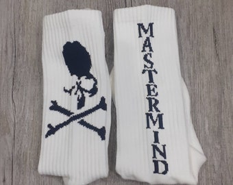 Mastermind Japan Socks / Skull Head / Designer / Hip Hop/ Cotton