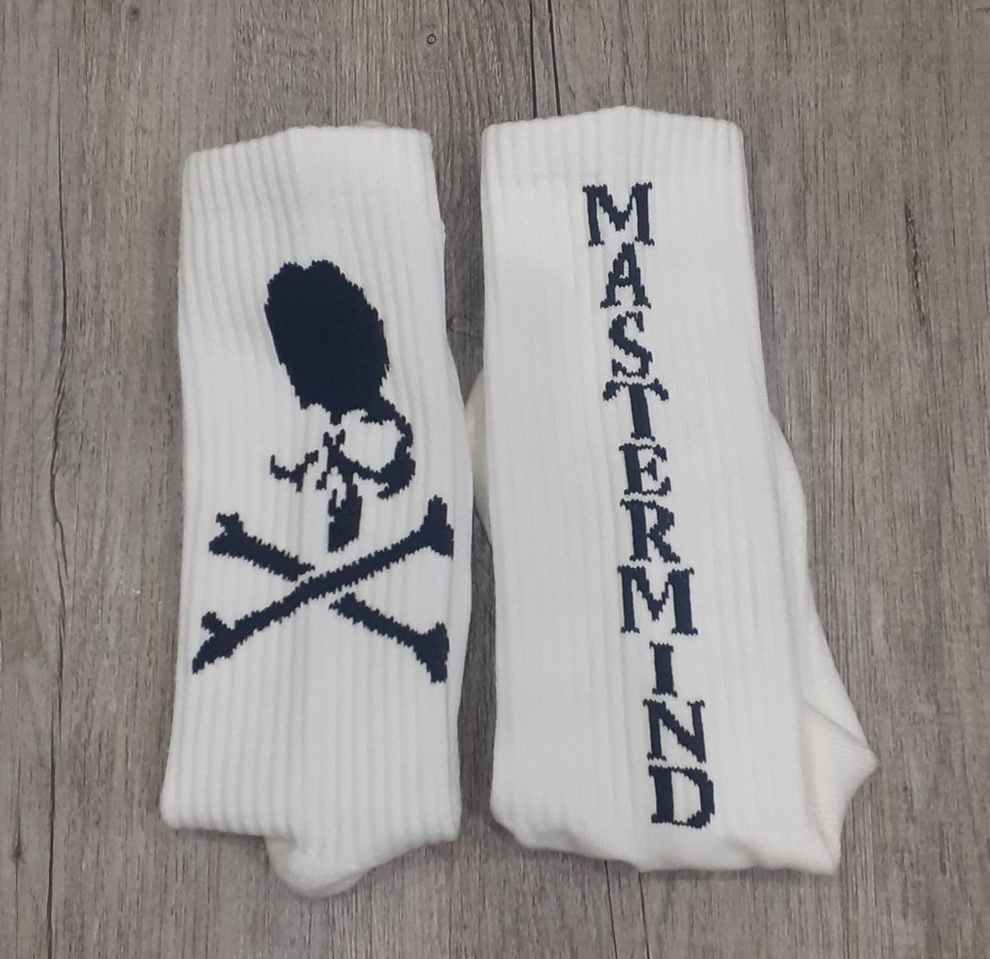 新品　mastermind マスターマインド　ジャパン　ソックス　靴下　スカル Mastermind Japan Socks / Skull Head / Designer / Hip Hop/ Cotton