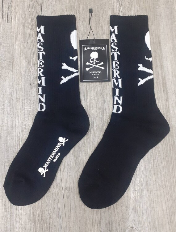 Mastermind Japan Socks / Skull Head / Designer / Hip Hop