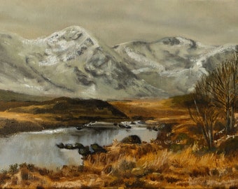 Oil Painting: Highland Winter