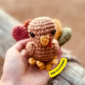Crochet Turkey Pattern: Thanksgiving Amigurumi (PDF Download)