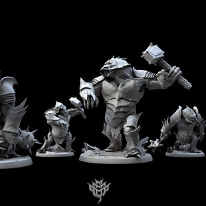 Trolls Miniature - D&D - Dungeons and Dragons - MiniMonsterMayhem