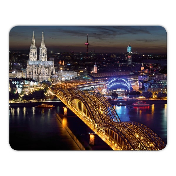 Mousepad "Köln" - 24x19cm - Kölner Dom - Rhein