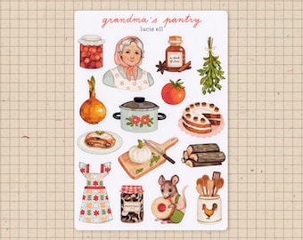 Sticker Sheet - Grandma's pantry