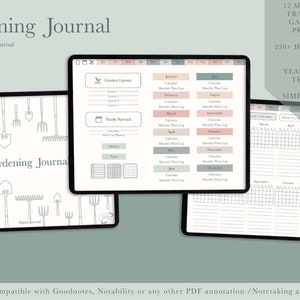 Digital Journal, Goodnotes, Gardening Journal, Notability, Plant Tracker