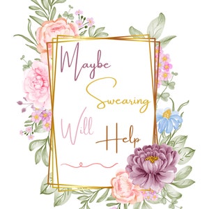 Maybe - Digital Art - no waiting - no postage - quote - wall art