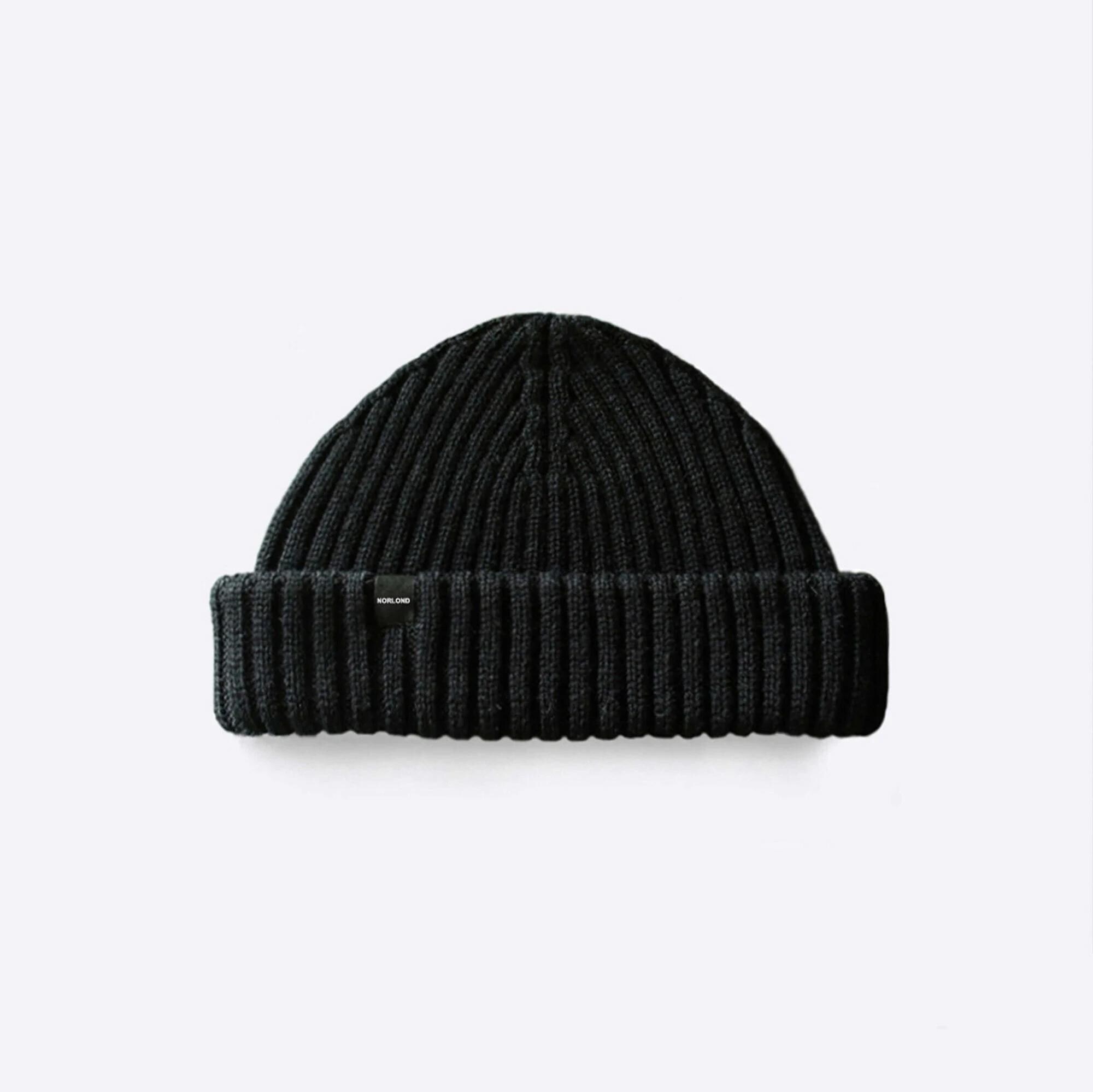 Fisherman Beanie in Charcoal Marle