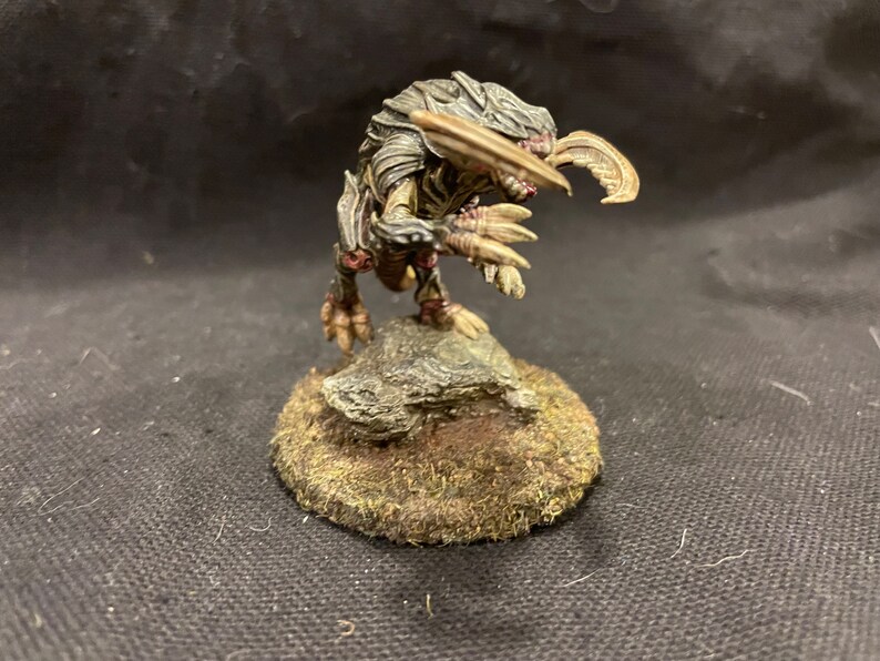 Painted Sci Fi Bug Alien Miniature Etsy