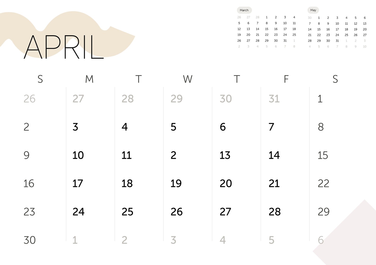 2023 Full Year Calendar for Planning & Schedules Minimal Etsy