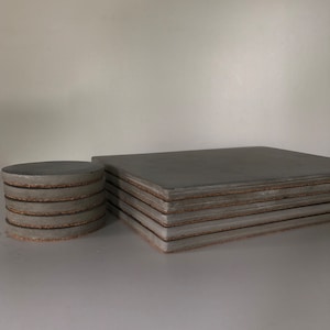 Polished  concrete placemat & coaster bundle