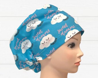 Anesthesia Euro Scrub Cap, Sweet Dreams Nurse Surgical Hat for Women, CRNA Euro Scrub Hat, Scrub Cap, Scrub Caps Euro