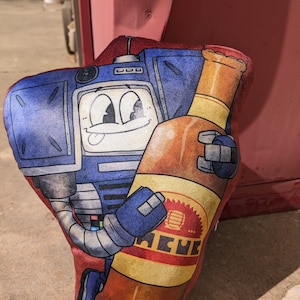 Yes Man Sarsaparilla Throw Pillow