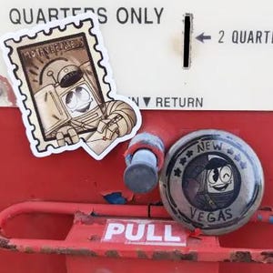Yes Man Courier Pack (Sticker and Button)
