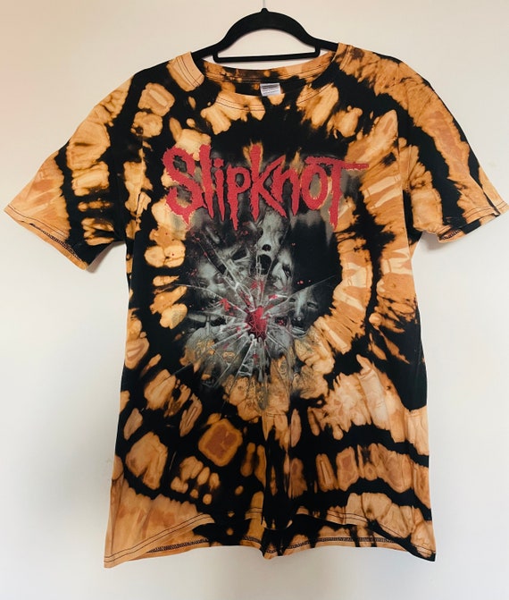 Custom One off Slipknot Tie Dye Tshirt. Sized Mens Large Etsy