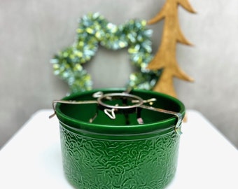 ヴィンテージの赤と緑の金属製クリスマスツリースタンド - Etsy 日本