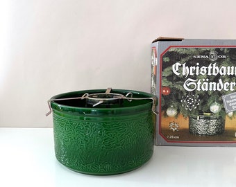 Vintage ceramic Christmas tree stand,