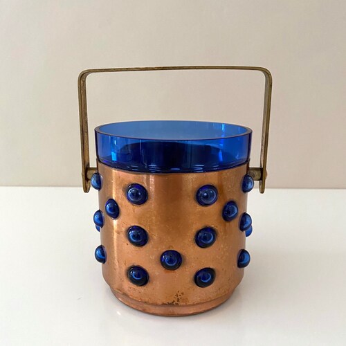 Copper ice shops cooler by Nanny Still for Raak, 60s, bar accessories, Scandinavian design