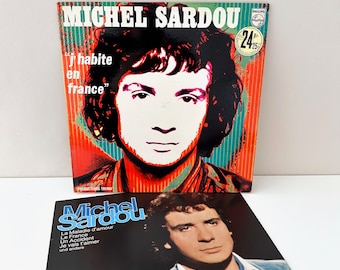 2 Vintage Records Michel Sardou, Vinyl LP, Chanson France