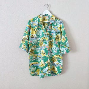 Vintage Hawaiian shirt, Aloha shirt, Retro shirt