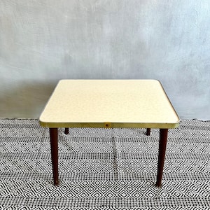 Vintage flower table, flower stool, flower bench, coffee table, stool, bedside table, small table, 50s 60s Rockabilly
