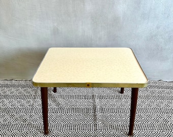 Vintage flower table, flower stool, flower bench, coffee table, stool, bedside table, small table, 50s 60s Rockabilly