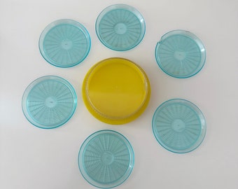 Juego De 4 Posavasos De Ceráica Para Bebidas, Juego De 4 Absorbentes Para Esa, Textil, Clásico